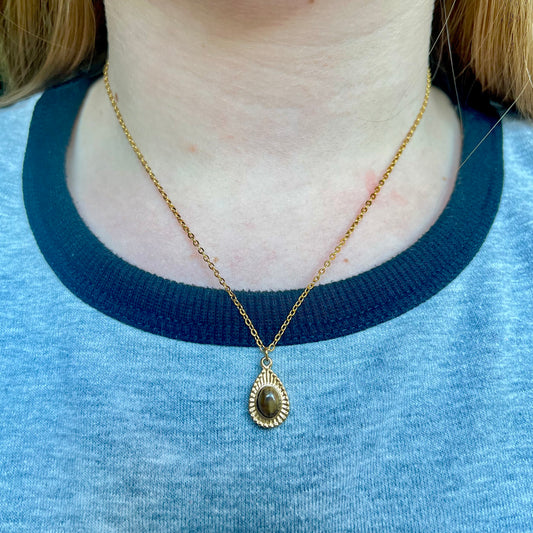 Tijgeroog ketting